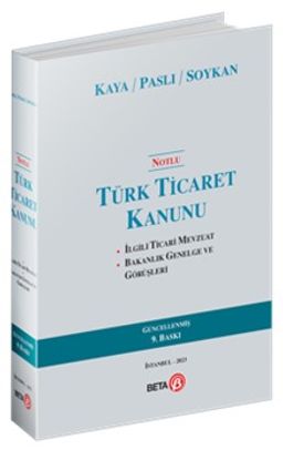 Notlu Türk Ticaret Kanunu (Ciltli)