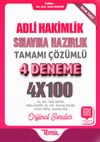 Adli Hakimlik Sınavına Hazırlık Tamamı Karekod &Ccedil;&ouml;z&uuml;ml&uuml; 4 Deneme