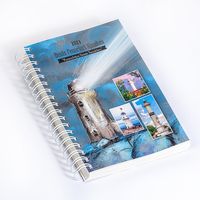 2024 Deniz Fenerleri Ajandası - Renkli Spiralli (Büyük Boy)