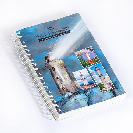 2024 Deniz Fenerleri Ajandası - Renkli Spiralli (Büyük Boy)