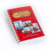 2024 Şehirler ve Yazarlar Ajandası - Renkli Spiralli (Büyük Boy)