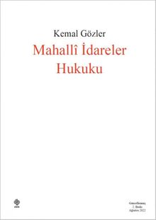 Mahalli İdareler Hukuku