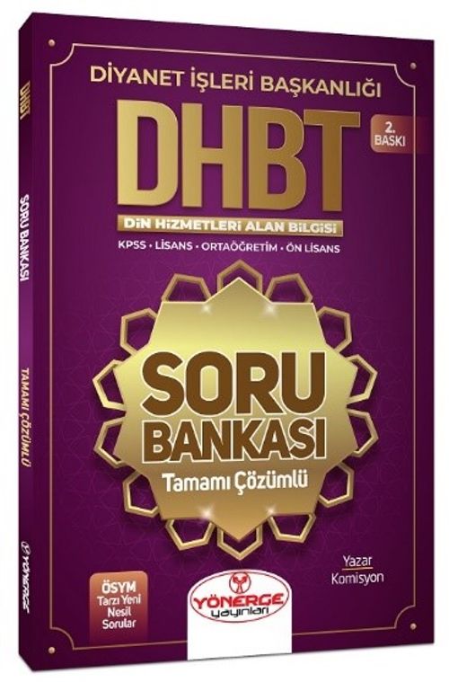 DHBT Soru Bankası Tamamı Çözümlü 