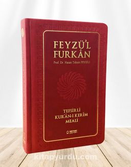 Feyzü'l Furkan Tefsirli Kur'an-ı Kerim Meali (Sempatik Cep Boy - Ciltli) - Bordo
