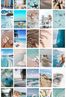 Mavi-Deniz Temalı 54 Adet Duvar Poster - Kolaj Seti Oda Dekoru</span>