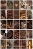 Kahverengi Temalı 72 Adet Duvar Poster - Kolaj Seti Oda Dekoru (GGK-K013)</span>