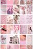 Pembe Preppy 72 Adet Duvar Poster - Kolaj Seti Oda Dekoru</span>