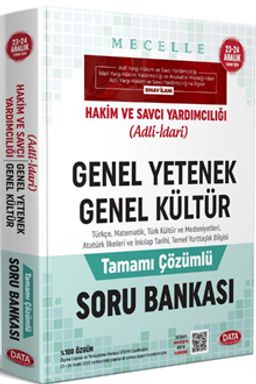 Mecelle Hakim Ve Savcı Yardımcılığı (Adli-İdari) Genel Yetenek - Genel Kültür Soru Bankası