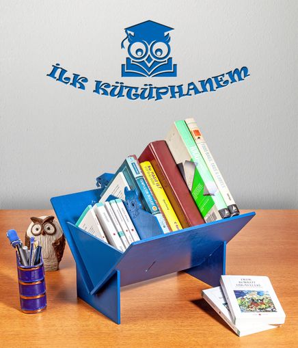 Masaüstü İlk Kütüphanem - Mavi (BK-KT002)