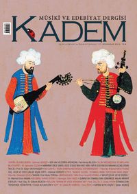 Kadem Üç Aylık Musiki ve Edebiyat Dergisi Sayı:17 Sonbahar 2014