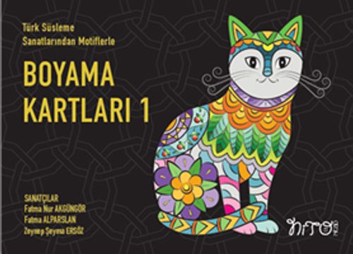 Türk Süsleme Sanatlarından Motiflerle Boyama Kartları 1