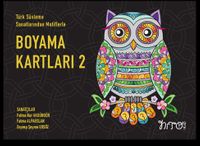 Türk Süsleme Sanatlarından Motiflerle Boyama Kartları 2