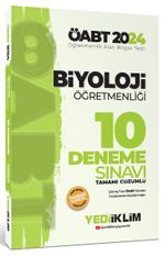 2024 ÖABT Biyoloji Öğretmenliği Tamamı Çözümlü 10 Deneme Sınavı 