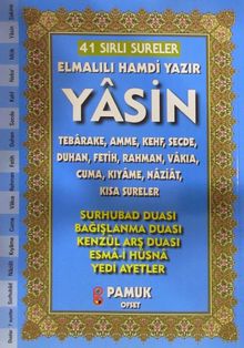 41 Sırlı Sureler Yasin Tebareke Amme Duhan (Orta Boy) (Yas-225)
