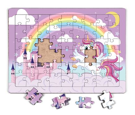 Unicorn Şato Ahşap Puzzle 54 Parça (LIV-50)