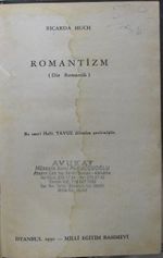 Romantizm 1. Cilt  / 11-Z-179