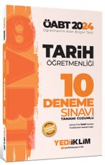 2024 ÖABT Tarih Öğretmenliği Tamamı Çözümlü 10 Deneme Sınavı