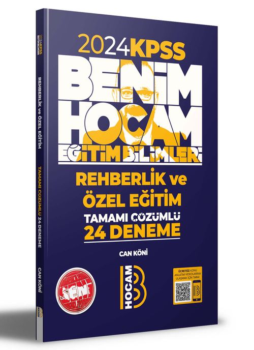 2024 KPSS Eğitim Bilimleri Rehberlik ve Özel Eğitim Tamamı Çözümlü 24 Deneme 