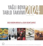 Yağlı Boya Tablo Takvimi 2024 Duvar Takvimi