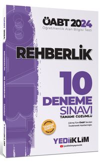 2024 ÖABT Rehberlik Öğretmenliği Tamamı Çözümlü 10 Deneme Sınavı