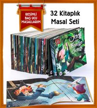 Resimli Baş Ucu Masallarım (32 Kitaplık Masal Seti)