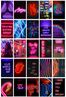 Neon Temalı 54 Adet Duvar Poster - Kolaj Seti Oda Dekoru</span>