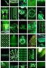 Neon Yeşil Temalı 99 Adet Duvar Poster - Kolaj Seti Oda Dekoru</span>