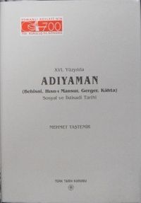 XVI. Yüzyılda Adıyaman (Behisni, Hısn-ı Mansur, Gerger, Kahta) Sosyal ve İktisadi Tarihi / 36-G-6