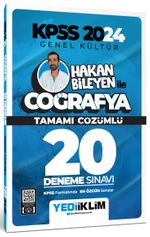 2024 KPSS Genel Kültür Hakan Bileyen ile Coğrafya Tamamı Çözümlü 20 Deneme 