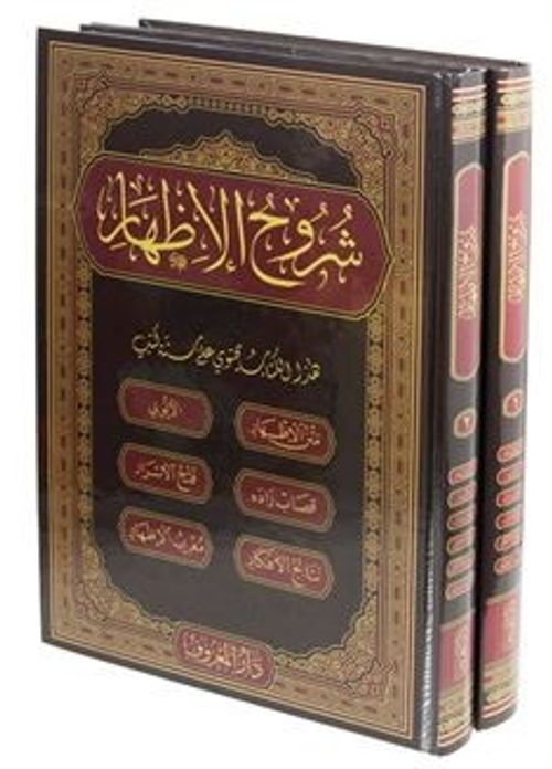 Şuruhul İzhar (Arapça Yeni Dizgi - 2 Cilt Takım - Rahle Boy) (Ciltli)
