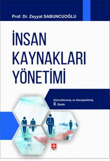 İnsan Kaynakları Yönetimi (Prof. Dr. Zeyyat Sabuncuoğlu)