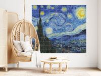 Van Gogh Yıldızlı Geceler Mega Poster 108 Adet Duvar Poster Seti Oda Dekoru