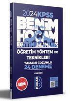 2024 KPSS Eğitim Bilimleri Öğretim Yöntem ve Teknikleri Tamamı Çözümlü 24 Deneme
