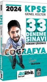 2024  KPSS Coğrafya Tamamı Çözümlü 33 Deneme Sınavı