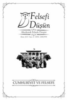 Felsefi Düşün Sayı:21 / Cumhuriyet ve Felsefe