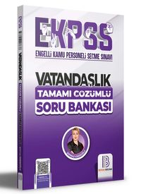 2024 EKPSS Vatandaşlık Tamamı Çözümlü Soru Bankası 