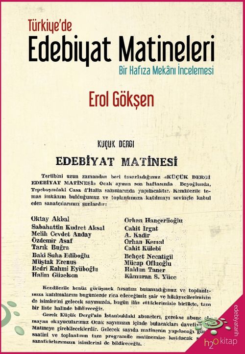 Türkiye'de Edebiyat Matineleri & Bir Hafıza Mekanı İncelemesi
