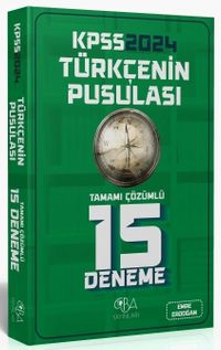 2024 KPSS Türkçenin Pusulası Tamamı Çözümlü 15 Deneme 