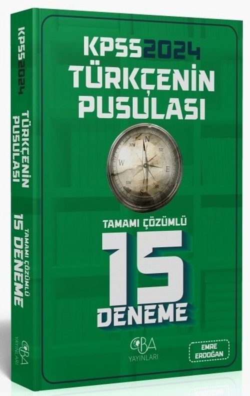 2024 KPSS Türkçenin Pusulası Tamamı Çözümlü 15 Deneme 