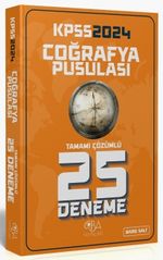 2024 KPSS Coğrafya Pusulası Tamamı Çözümlü 25 Deneme 