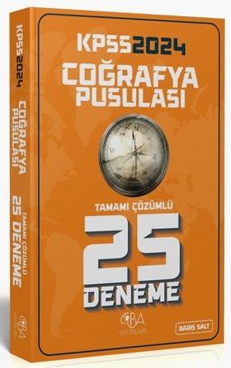 2024 KPSS Coğrafya Pusulası Tamamı Çözümlü 25 Deneme 
