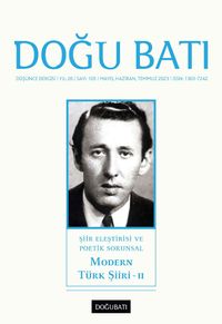 Doğu Batı Dergisi 105. Sayı Mayıs-Haziran-Temmuz 2023