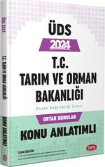 ÜDS T.C. Tarım ve Orman Bakanlığı Ünvan Değişikliği Sınavı Ortak Konular Konu Anlatımlı 