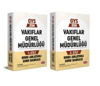 Vakıflar Genel Müdürlüğü GYS Konu Anlatımlı Soru Bankası 1-2 Cilt