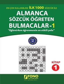 Almanca Sözlük Öğreten Bulmacalar