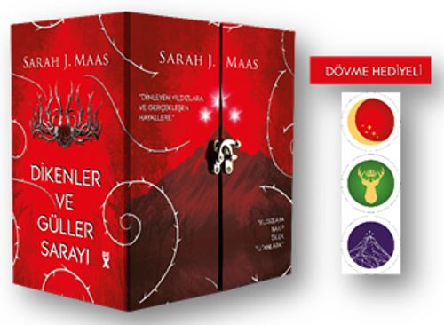Dikenler ve Güller Sarayı Kutulu Set (Dövme Hediyeli)