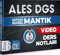 2024 ALES DGS Sayısal Sözel Mantık Video Ders Notları