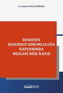 İdarenin Kusursuz Sorumluluğu Kapsamında Mesleki Risk İlkesi