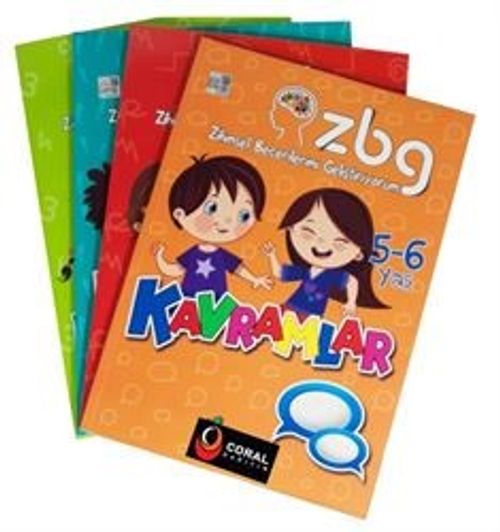 Limon Kıds ZBG / Zihinsel Becerilerimi Geliştiriyorum Seti 5-6 Yaş (4 Kitap)