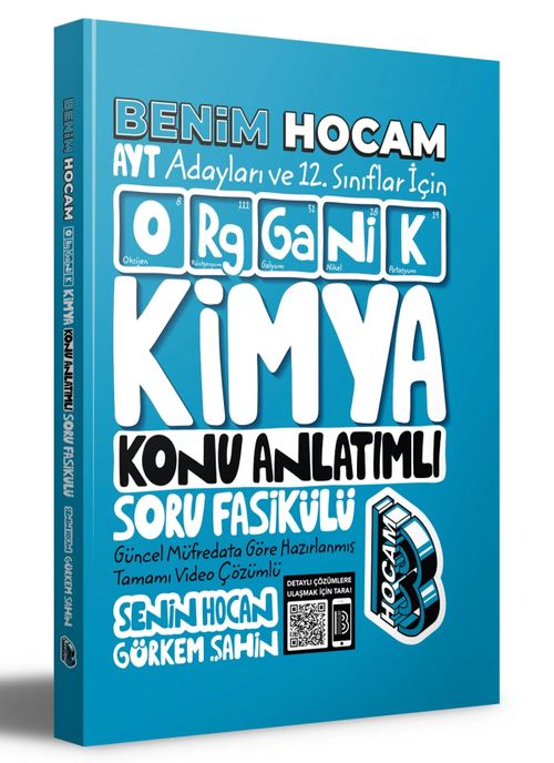 2024 AYT ve 12. Sınıflar İçin Organik Kimya Konu Anlatımlı Soru Fasikülü